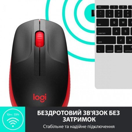 Миша Logitech M190 Wireless Red (910-005908)  Фото №7