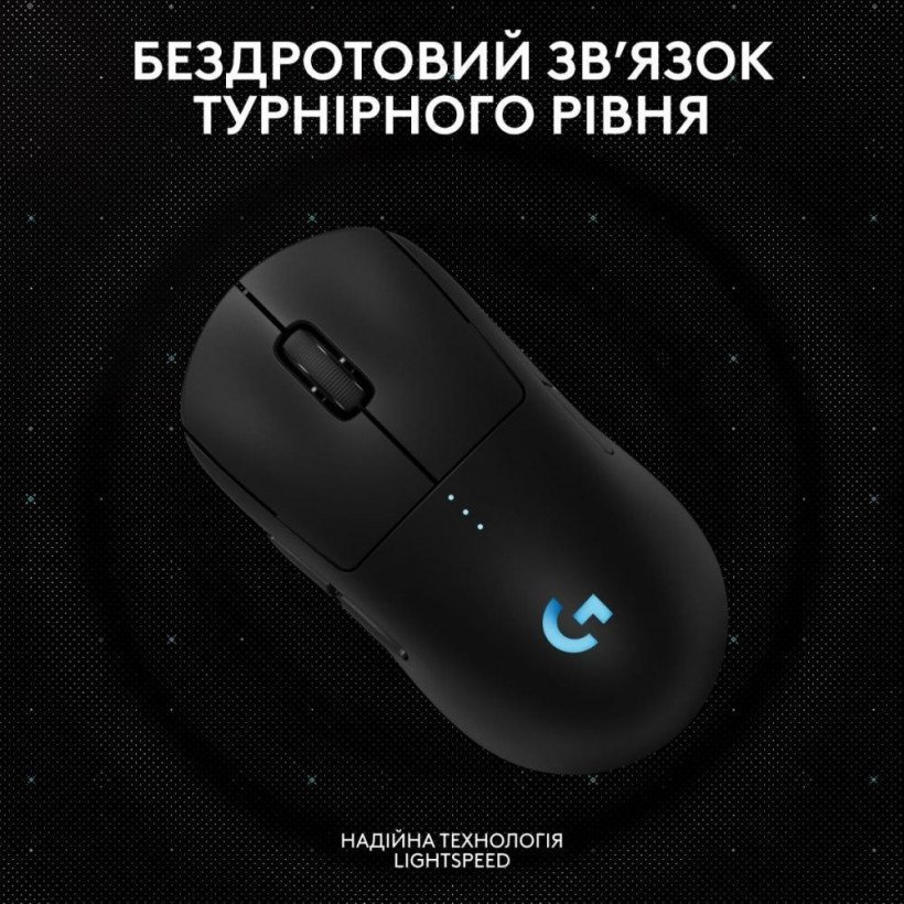 Миша Logitech PRO 2 Lightspeed Black (910-007295)  Фото №2