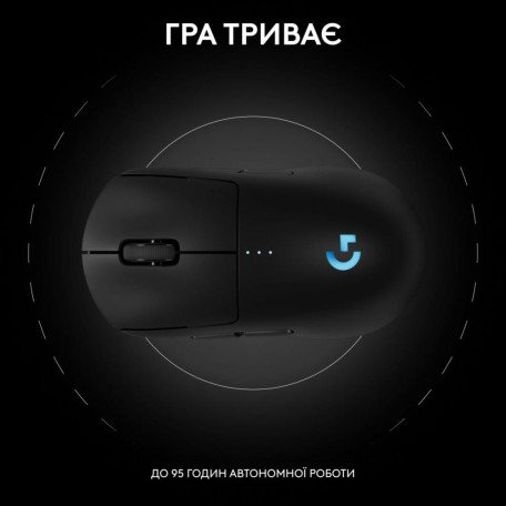 Миша Logitech PRO 2 Lightspeed Black (910-007295)  Фото №4
