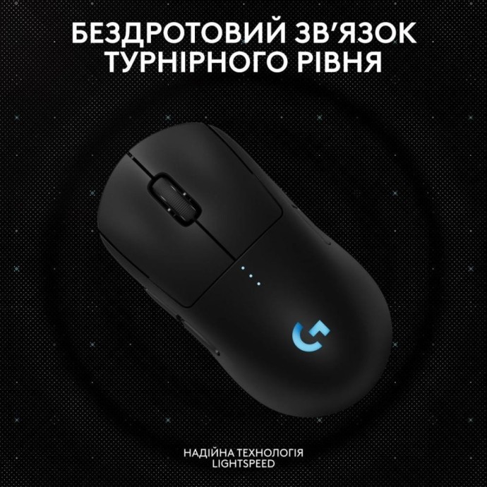 Миша Logitech PRO 2 Lightspeed Black (910-007295)  Фото №2