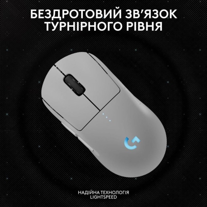 Миша Logitech PRO 2 Lightspeed White (910-007302)  Фото №2