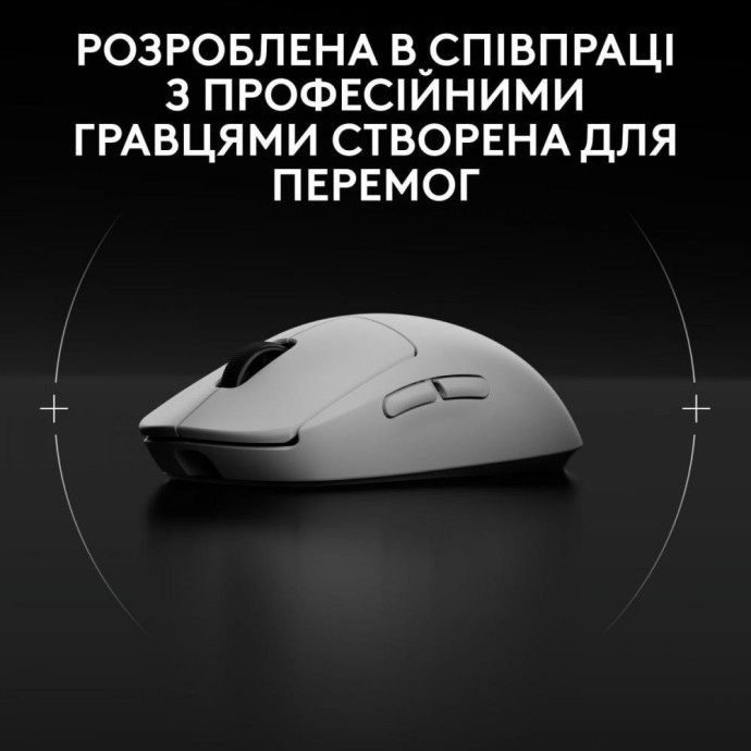 Миша Logitech PRO 2 Lightspeed White (910-007302)  Фото №6