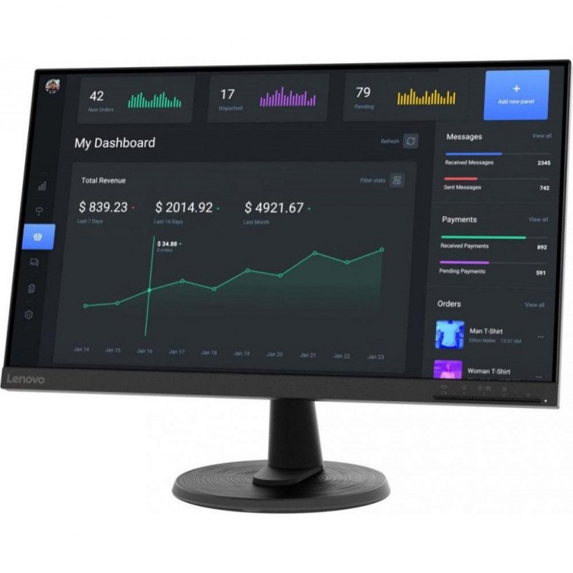 Монитор Lenovo D24-40 (67A2KAC6UA)  Фото №7