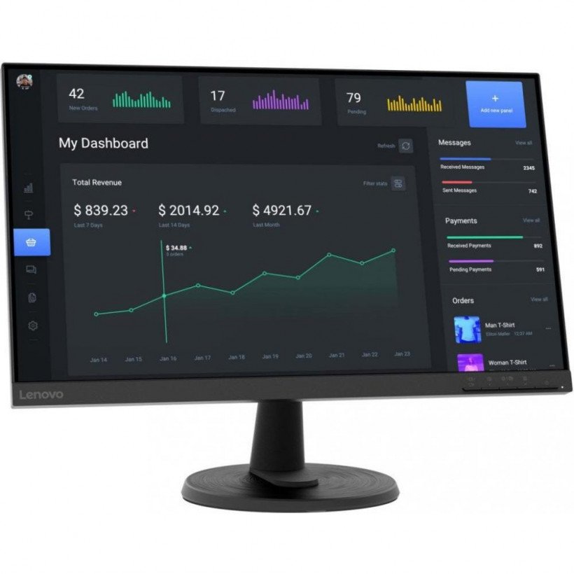 Монитор Lenovo D24-40 (67A2KAC6UA)  Фото №8
