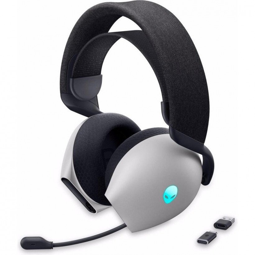 Навушники з мікрофоном Dell Alienware AW720H Lunar Light  Фото №0
