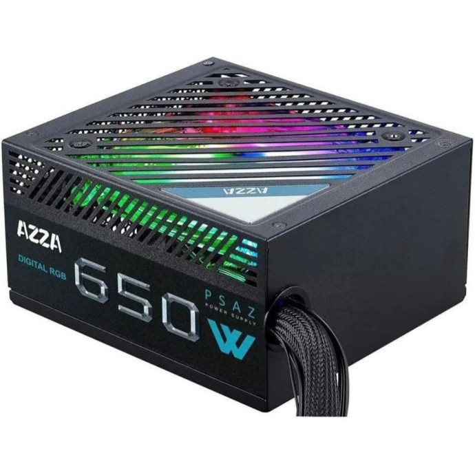 Блок питания AZZA PSAZ-650W-RGB  Фото №1