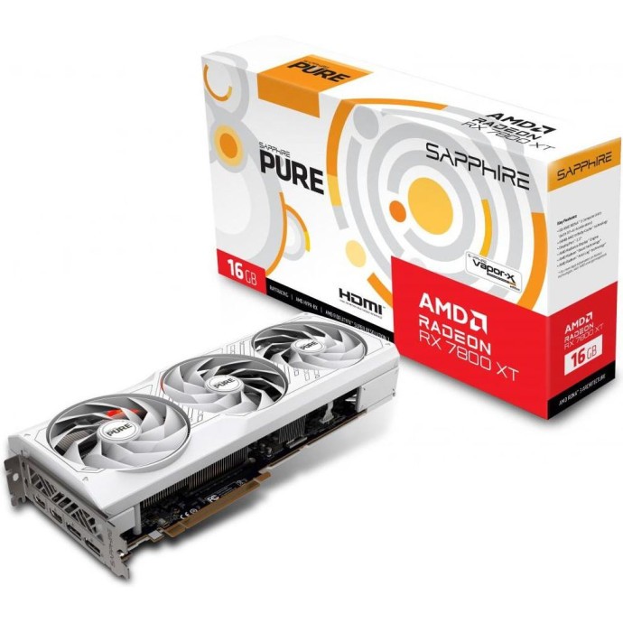Відеокарта Sapphire Radeon RX 7800 XT 16GB PURE (11330-03)  Фото №5
