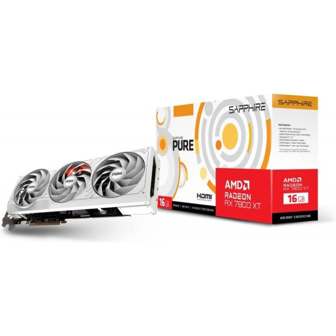 Відеокарта Sapphire Radeon RX 7800 XT 16GB PURE (11330-03)  Фото №6