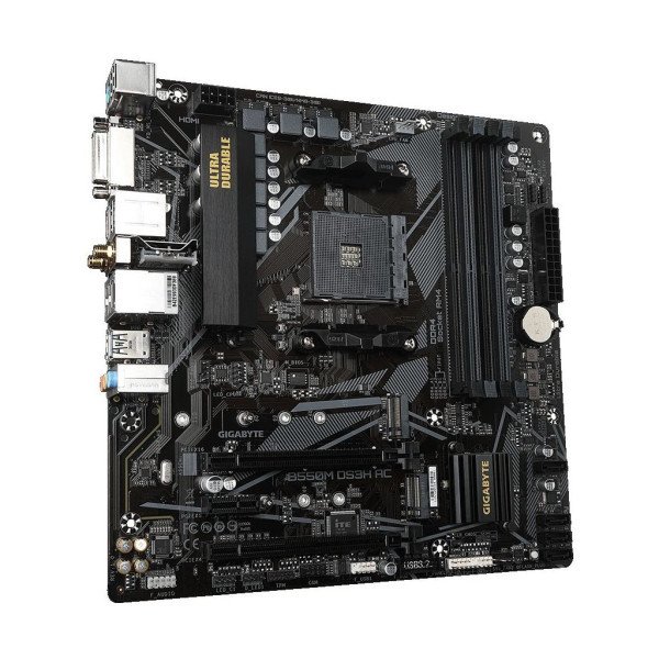 Материнская плата GIGABYTE B550M DS3H AC  Фото №1