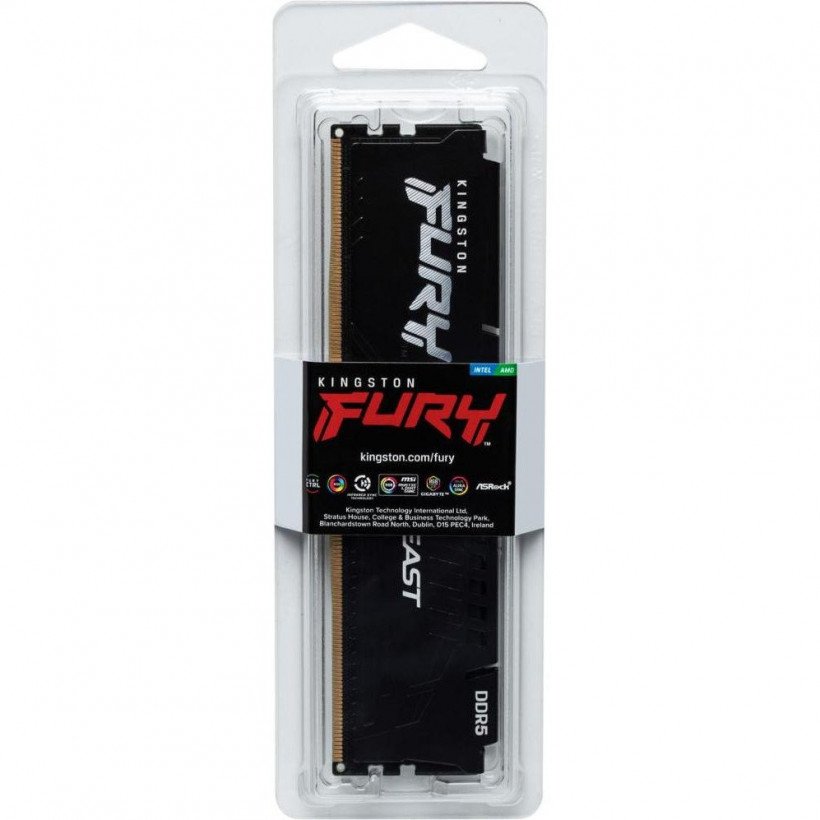 Память для настольных компьютеров Kingston FURY 16 GB DDR5 6000 MHz Beast (KF560C30BB-16)  Фото №4