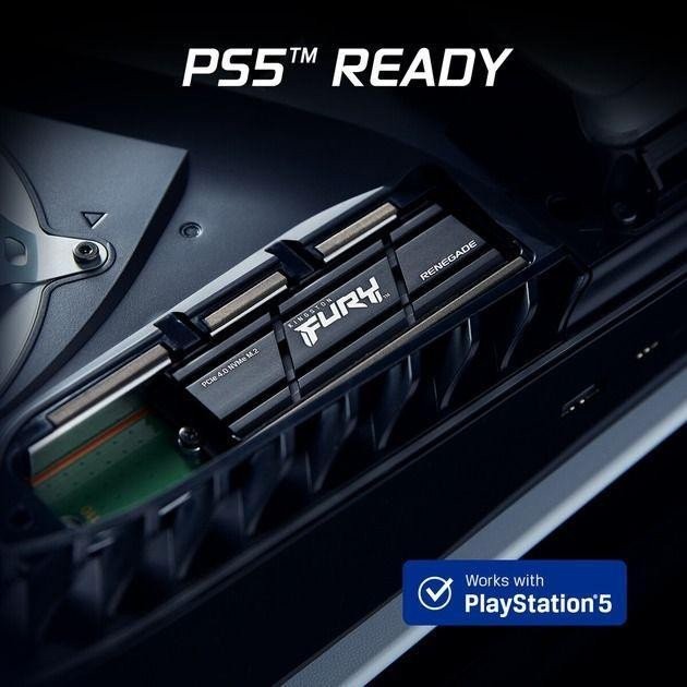 SSD накопичувач Kingston FURY Renegade 1 TB with Heatsink (SFYRSK/1000G)  Фото №5