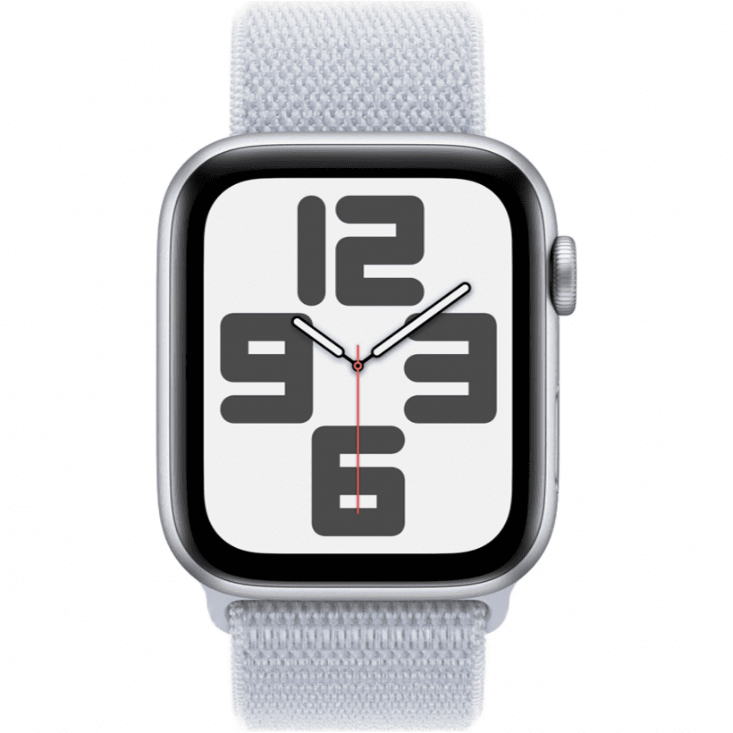 Смарт-годинник Apple Watch SE 2 GPS 40mm Silver Aluminium Case w. Blue Cloud Sport Loop (MXEE3)  Фото №1