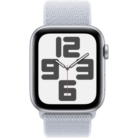 Смарт-годинник Apple Watch SE 2 GPS 40mm Silver Aluminium Case w. Blue Cloud Sport Loop (MXEE3)  Фото №1
