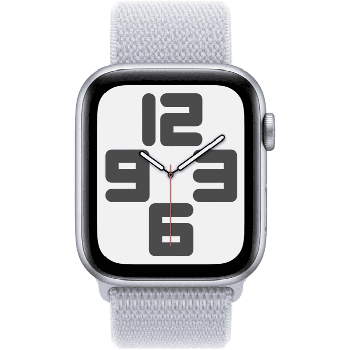 Смарт-годинник Apple Watch SE 2 GPS 40mm Silver Aluminium Case w. Blue Cloud Sport Loop (MXEE3)  Фото №1