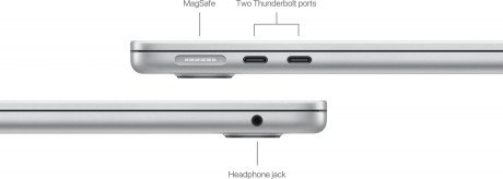 Ноутбук Apple MacBook Air 13,6&quot; M3 2024 Late Silver (MC8H4)  Фото №4
