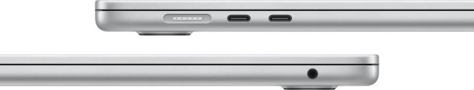 Ноутбук Apple MacBook Air 15&quot; 2025 Silver (MC6J4)  Фото №2