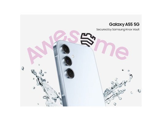 Смартфон Samsung Galaxy A55 5G SM-A556E 8/128GB Awesome IceBlue  Фото №9