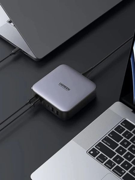 Сетевое зарядное устройство для UGREEN CD271 200W Nexode 2m GaN Desktop Charger Gray (40914)  Фото №2