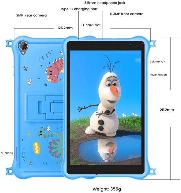 Планшет Blackview Tab 50 Kids 3/64GB Wi-Fi Blue (Global EU)  Фото №3