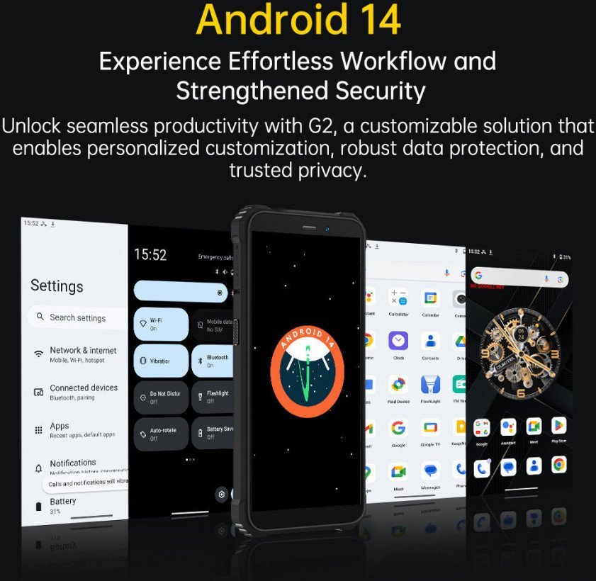 Смартфон Oukitel G2 4/64GB Green (Global EU)  Фото №3