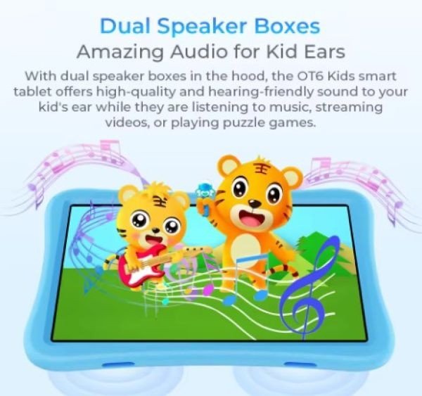 Планшет Oukitel OT6 Kids 4/64GB Green (Global EU)  Фото №0