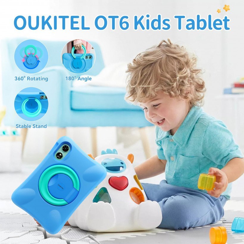 Планшет Oukitel OT6 Kids 4/64GB Coffee (Global EU)  Фото №2