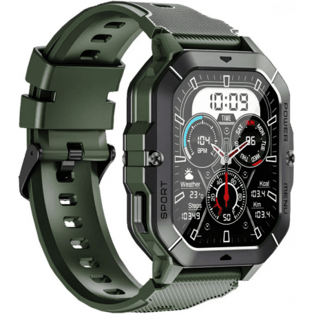 Смарт-годинник Oukitel BT101 Green (6931940739818)  Фото №2