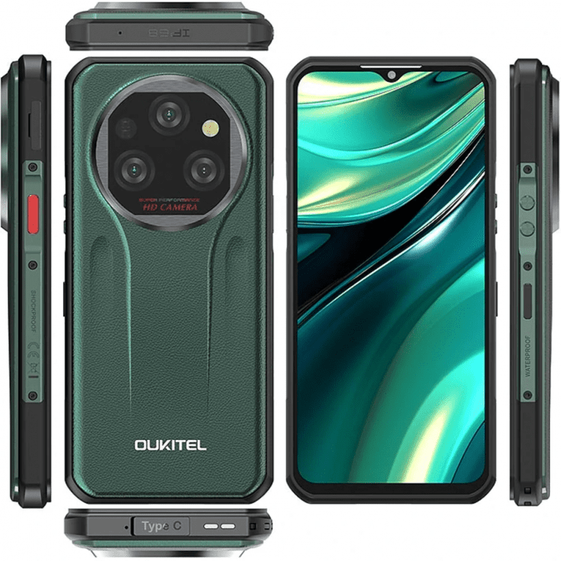 Смартфон Oukitel WP39 Pro 12/512GB Green (Global EU)  Фото №0