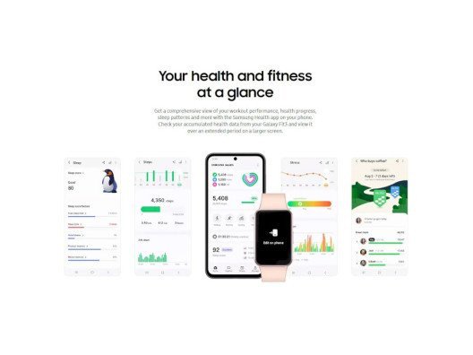 Фітнес-браслет Samsung Galaxy Fit3 Silver (SM-R390NZSA)  Фото №10