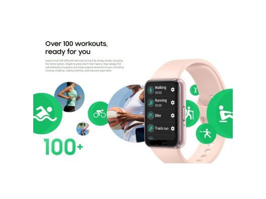 Фітнес-браслет Samsung Galaxy Fit3 Silver (SM-R390NZSA)  Фото №14