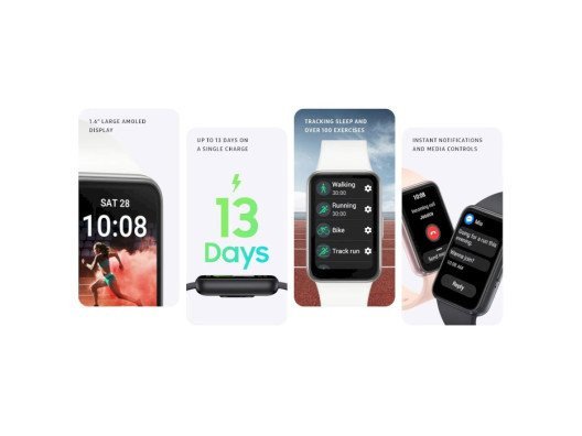 Фітнес-браслет Samsung Galaxy Fit3 Silver (SM-R390NZSA)  Фото №18