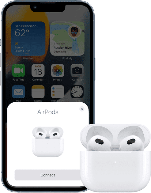 Навушники TWS Apple AirPods 3rd generation with Lightning Charging Case (MPNY3) (MPNY3) (open Box)  Фото №4
