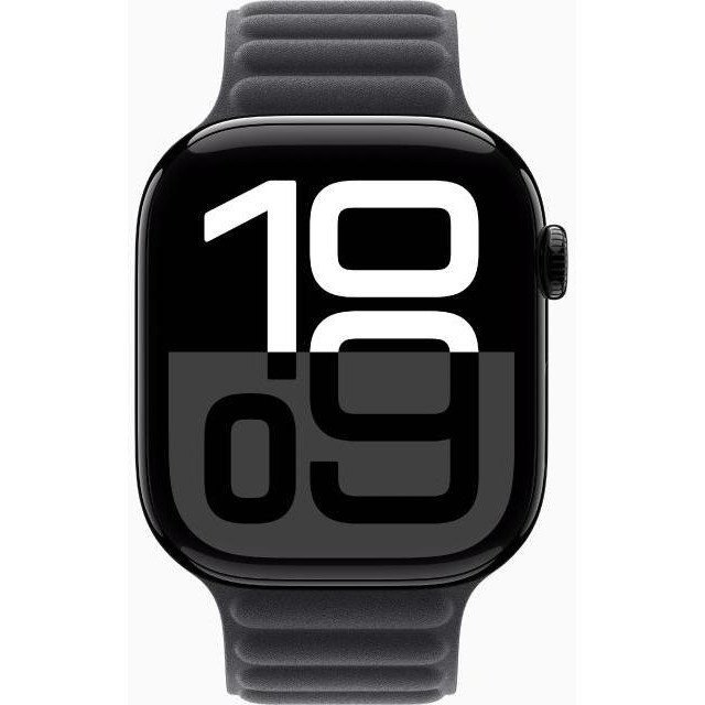 Смарт-годинник Apple Watch Series 10 GPS 46mm Jet Black Alu. Case w. Black Magnetic Link - M/L (MWX13+MXY03)