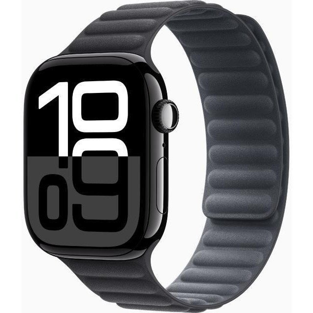 Смарт-годинник Apple Watch Series 10 GPS 46mm Jet Black Alu. Case w. Black Magnetic Link - M/L (MWX13+MXY03)  Фото №0