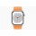 Смарт-годинник Apple Watch SE 2 GPS 40mm Silver Aluminum Case w. Bright Orange Braided Solo Loop - Size 4 (MNJV3 + MQXR3)  Фото №1
