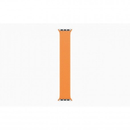 Смарт-годинник Apple Watch SE 2 GPS 40mm Silver Aluminum Case w. Bright Orange Braided Solo Loop - Size 4 (MNJV3 + MQXR3)  Фото №0