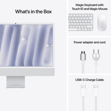 Моноблок Apple iMac 24 M4 Silver (MWUV3)  Фото №7