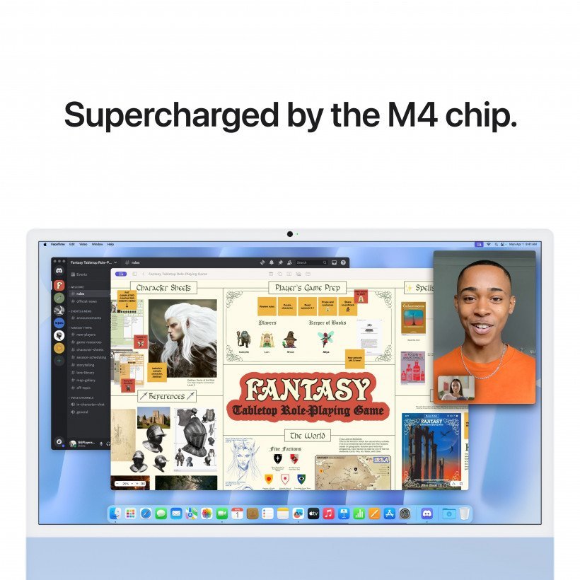 Моноблок Apple iMac 24 M4 Blue (MD2T4)  Фото №3