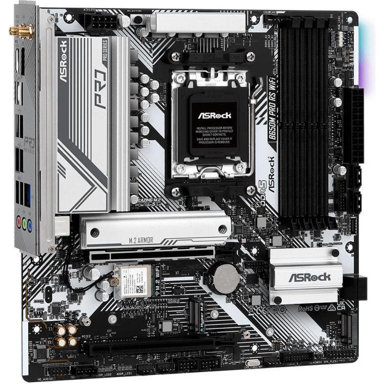 Материнская плата ASRock B650M Pro RS WiFi  Фото №2