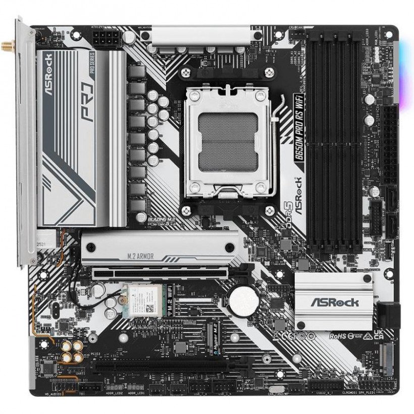 Материнская плата ASRock B650M Pro RS WiFi  Фото №4