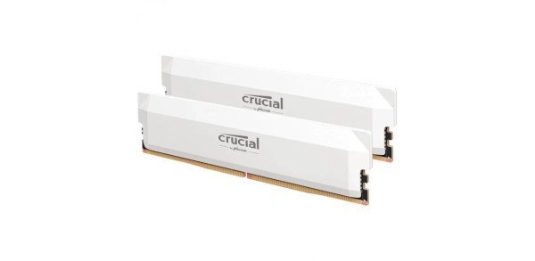 Память для настольных компьютеров Crucial 32 GB (2x16GB) DDR5 6400 MHz Pro White (CP2K16G64C38U5W)