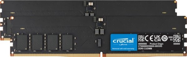 Память для настольных компьютеров Crucial 32 GB (2x16GB) DDR5 6400 MHz (CT2K16G64C52CU5)