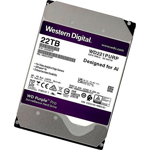Жесткий диск WD Purple Pro 22 TB (WD221PURP)  Фото №1
