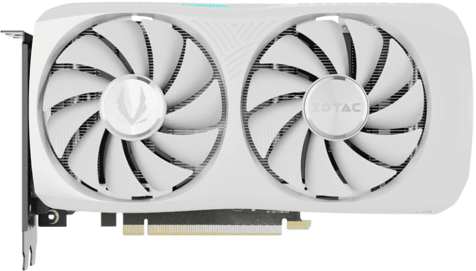 Видеокарта Zotac GAMING GeForce RTX 4060 Ti 8GB Twin Edge OC White Edition (ZT-D40610Q-10M)