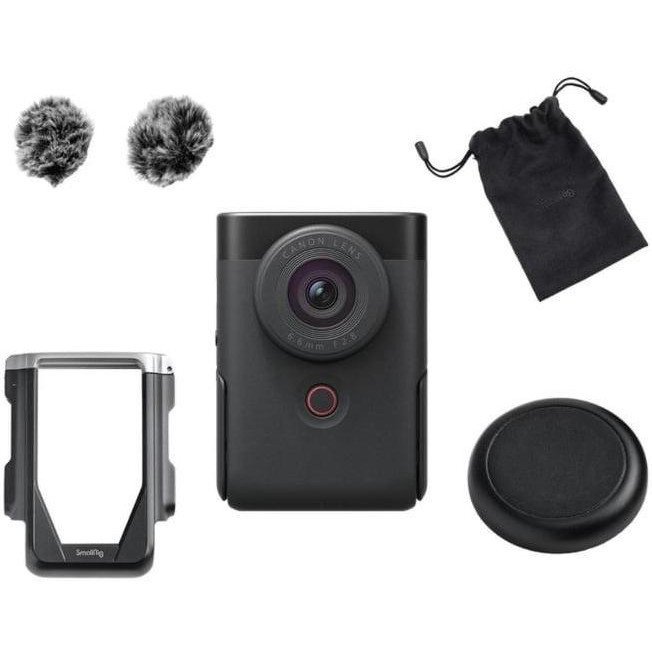 Ультра-компактный фотоаппарат Canon PowerShot V10 Advanced Vlogging kit Black (5946C005)