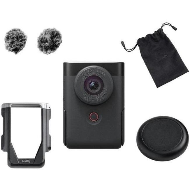 Ультра-компактний фотоапарат Canon PowerShot V10 Advanced Vlogging kit Black (5946C005)