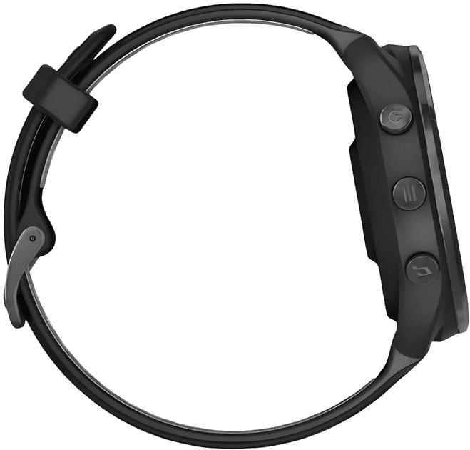 Смарт-годинник Garmin Forerunner 965 Carbon Gray Titanium Bezel w. Blk Case Blk/Powder Gray S. Band (010-02809-00/10/80)  Фото №4