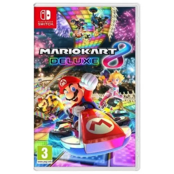 Портативна ігрова приставка Nintendo Switch Neon Blue-Red Mario Kart 8 Deluxe Bundle  Фото №1