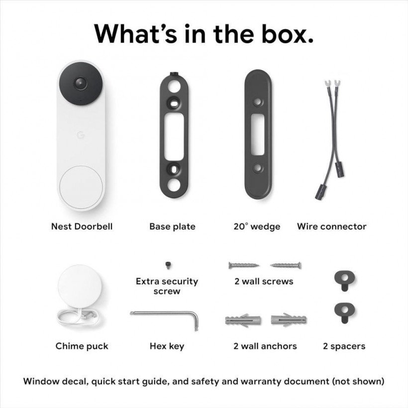 Відеодзвінок дверний Google Nest Doorbell (G28DR)  Фото №0