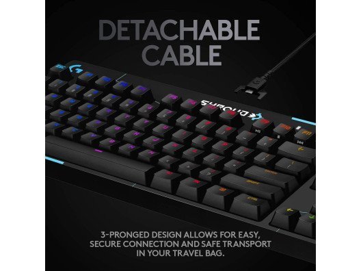 Клавіатура Logitech G PRO Mechanical Gaming Keyboard - Shroud Edition (920-009849)  Фото №2